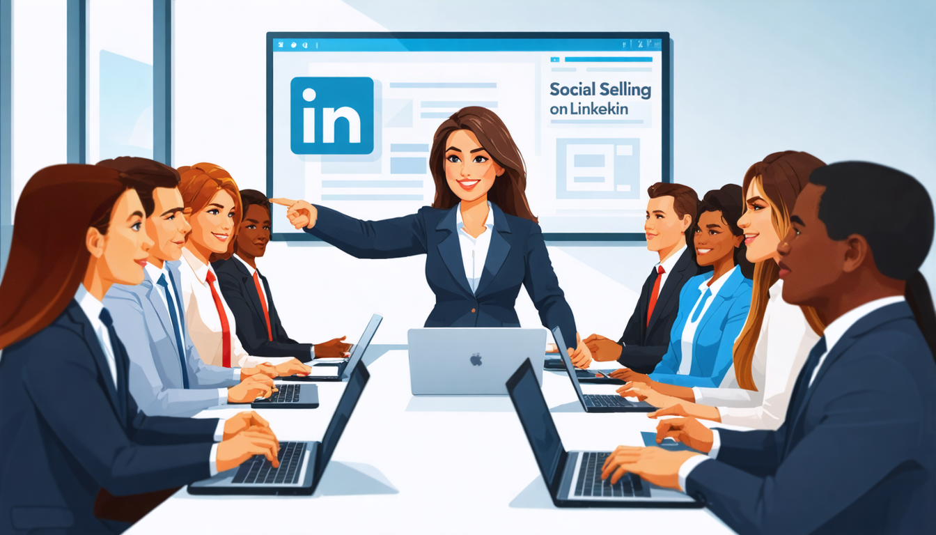 découvrez comment la formation en social selling sur linkedin avec emmanuelle petiau peut transformer votre approche commerciale. augmentez votre visibilité et dynamisez vos ventes grâce à des stratégies innovantes et des conseils personnalisés.