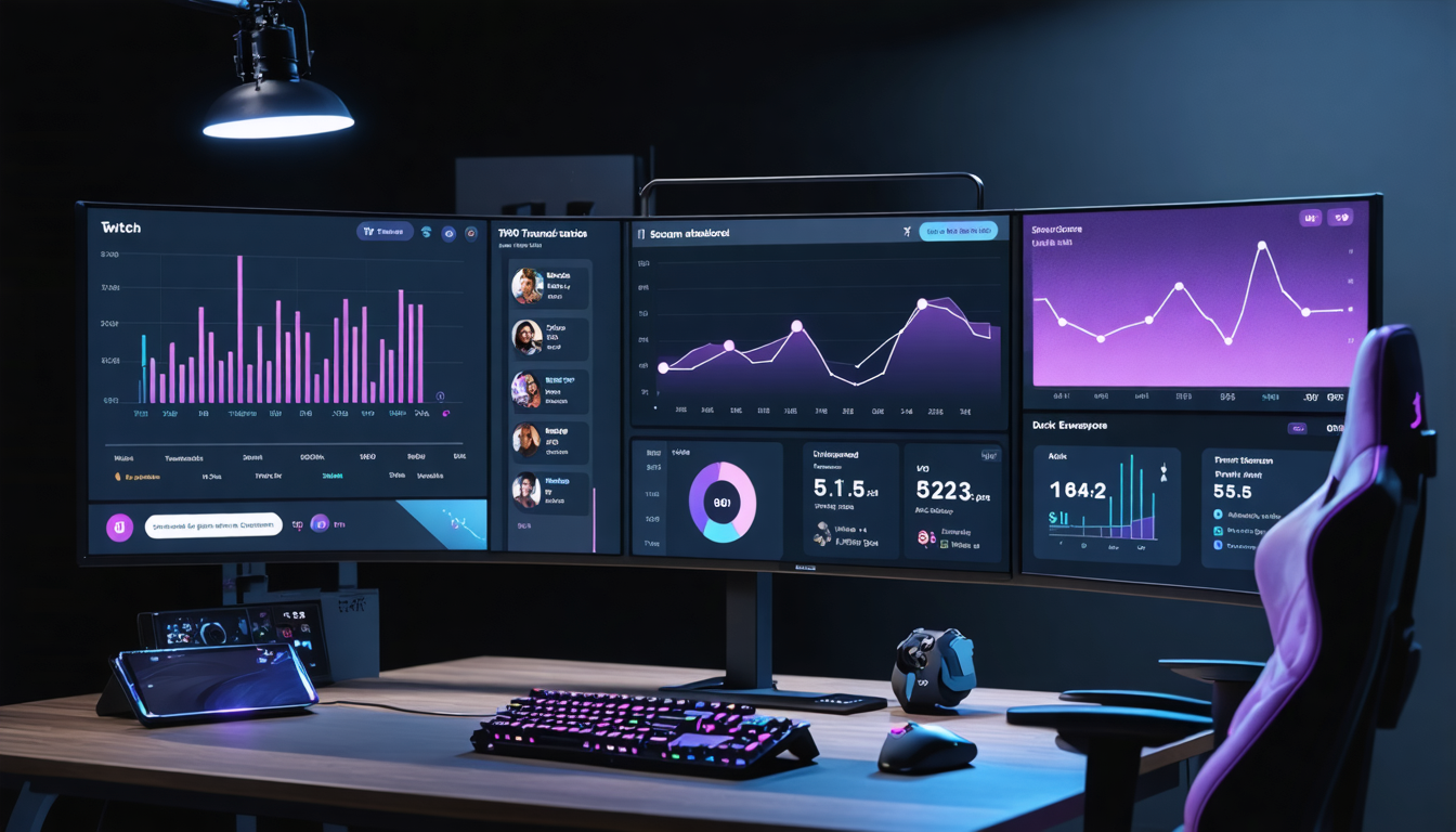 découvrez twitchtracker, l'application idéale pour analyser vos performances, suivre vos statistiques et booster la croissance de votre chaîne twitch facilement !
