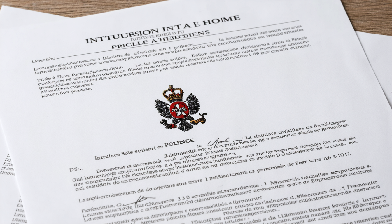 découvrez ce qu'est la violation de domicile, les sanctions prévues par la loi et les recours possibles pour vous protéger efficacement.